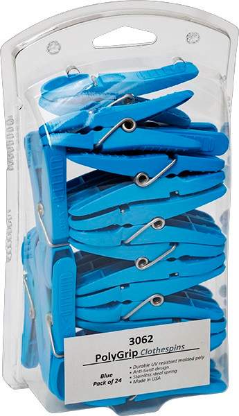 PolyGrip Plastic Clothespins