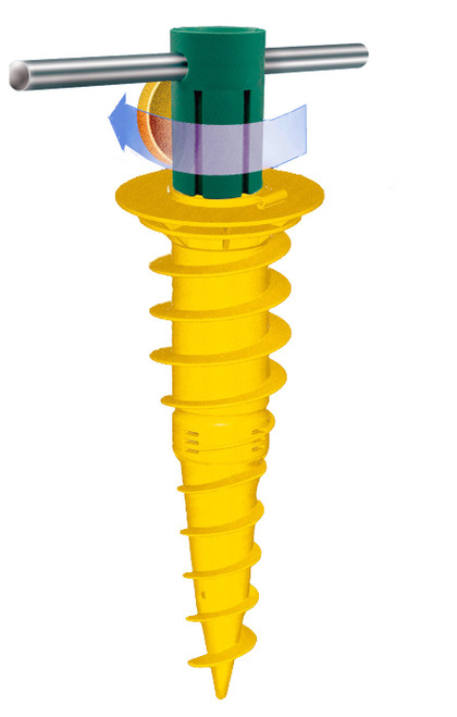Universal Clothesline Ground Socket