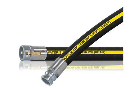Rubber Water Suction Hose Assembly (C x E)