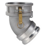 45 Degree Part 'C x A' Coupling
