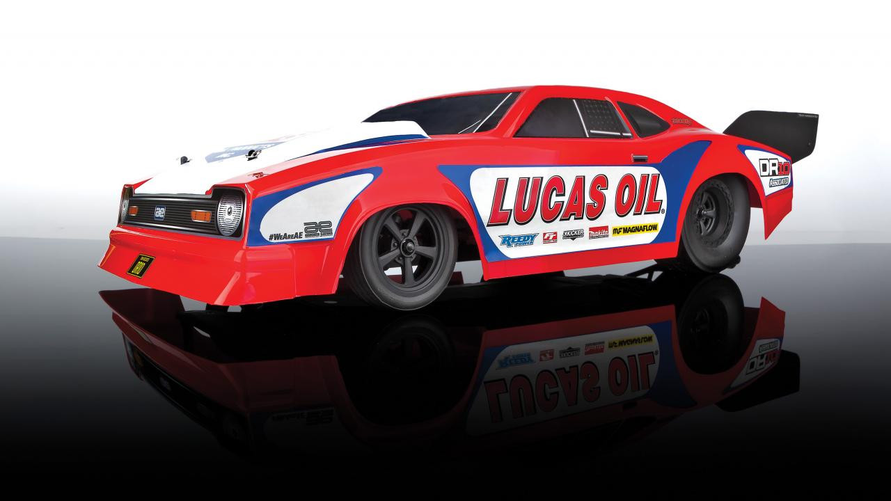 Associated DR10 Pro Reakt Lucal Oil Drag Bodyshell - Clear AS72035