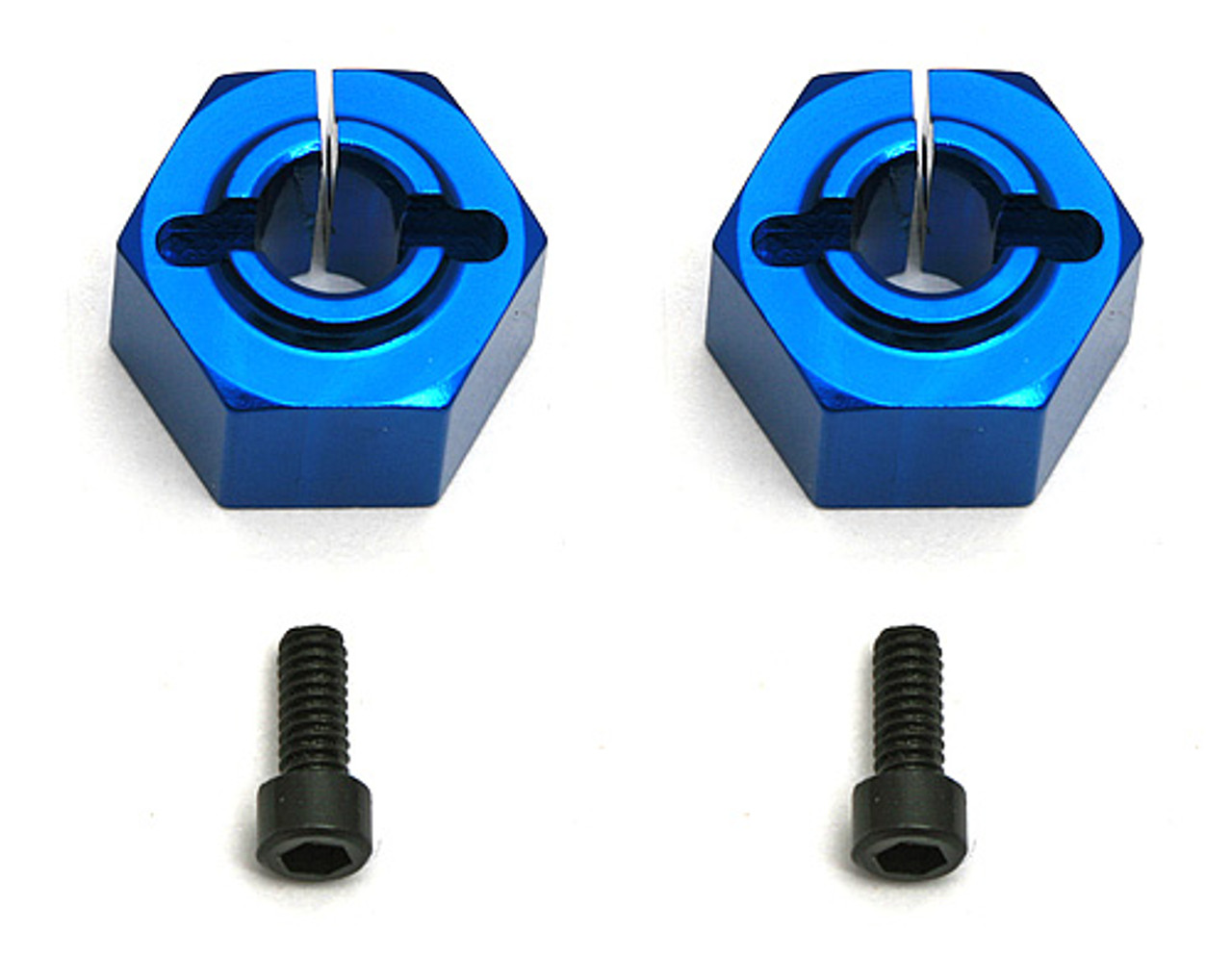 ■VeroCity FTM-Custom■ FT 12 mm Alum. Clamping Wheel Hexes, SC10 Rear - Associated