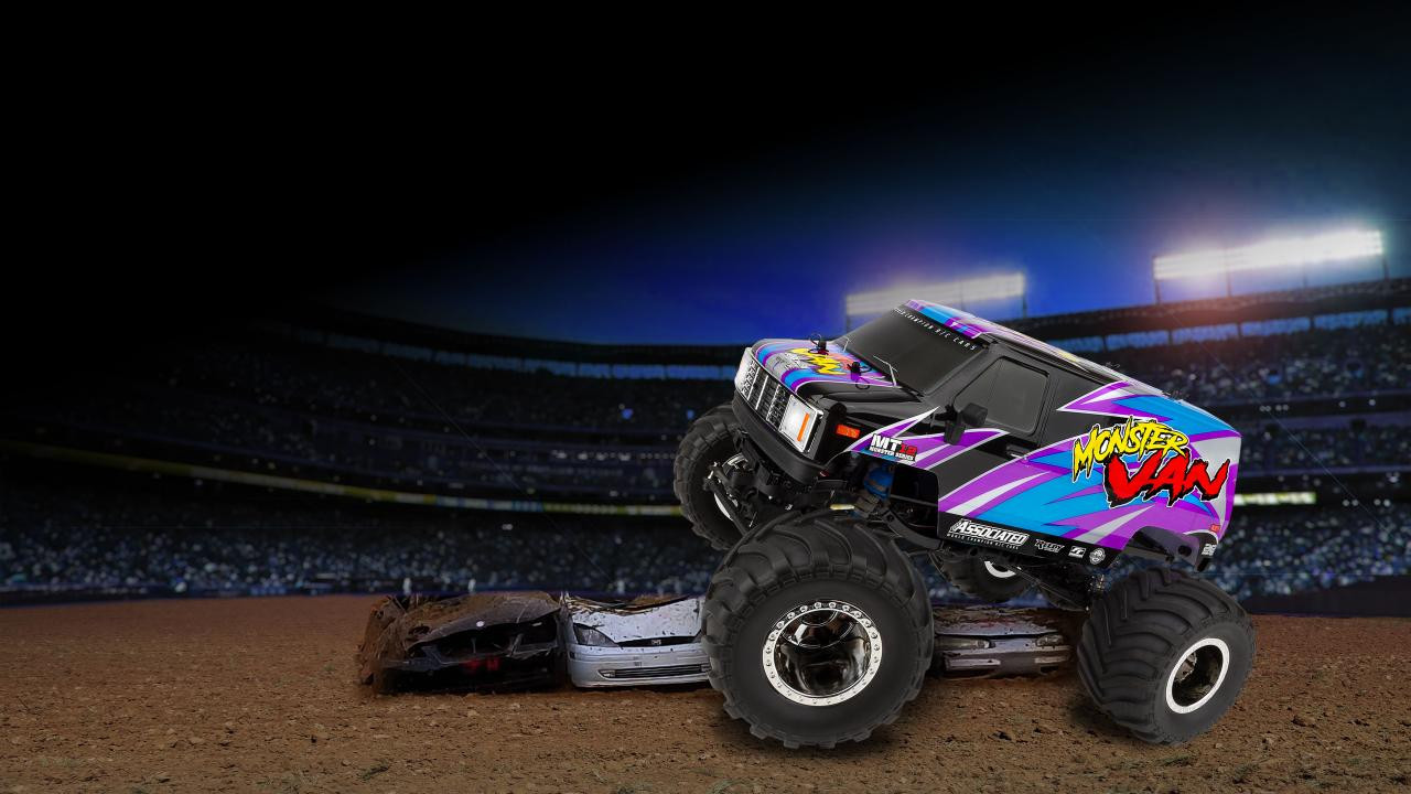 MT12 Monster Van RTR LiPo Combo [Box Damage] - Associated Electrics
