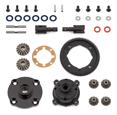 B64 Gear Diff Kit, center - Associated Electrics