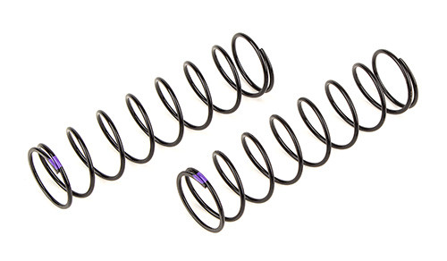Purple Iso Spring Rear Springs V2, purple, 5.1 lb/in, L86, 9.0T, 1.6D - Associated Electrics