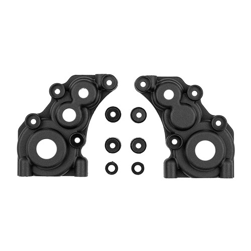 RC10 4WD Rear Transmission Case, Black - Associated Electrics