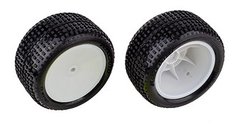 RB10 RTR Rear Wheels and Tires, mounted