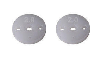 FT 13mm Shock Pistons, 2.5mm, 2x2.0