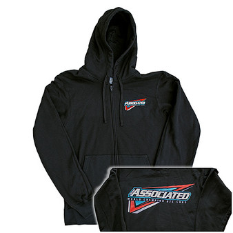 Team Associated Tri Zip-Up, black, M