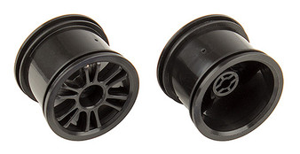 RC18 Standard Spoked Wheels, black