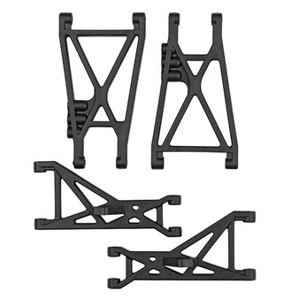 RC10T2 Suspension Arm Set, Black