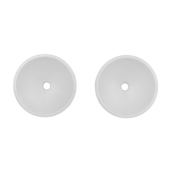 Truck Front Wheels, White