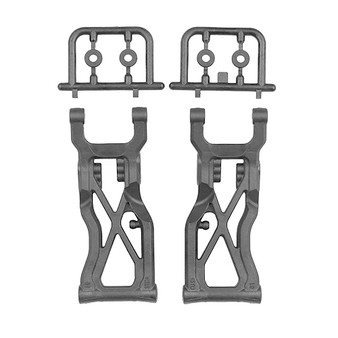 RC10B7 FT Carbon Rear Suspension Arms V2, 81mm