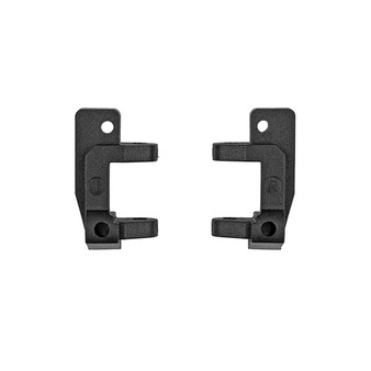RC10 Front Caster Blocks, 25 Deg, Black