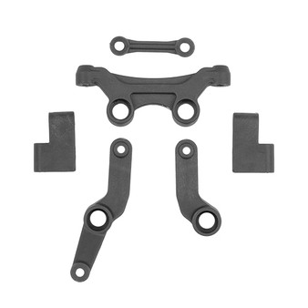 RB10 Retro Steering Bellcrank Set, Gray