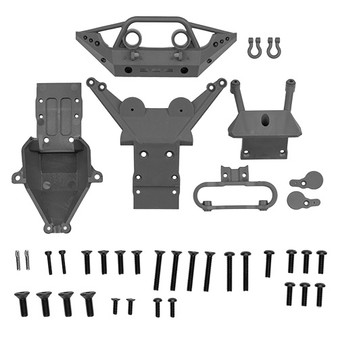 RIVAL MT10 Factory Team Skid Plates, Gray