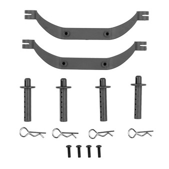 RIVAL MT10 Factory Team Body Mount Set, GRAY