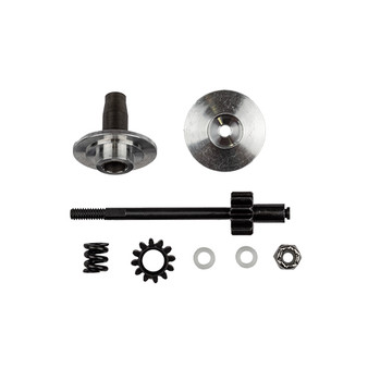 RC10 6-Gear Transmission Top Shaft, Pinion, Outer Hub and Diff Spring