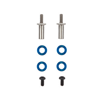 RC28R FT Adjustable Front Axles, Titanium
