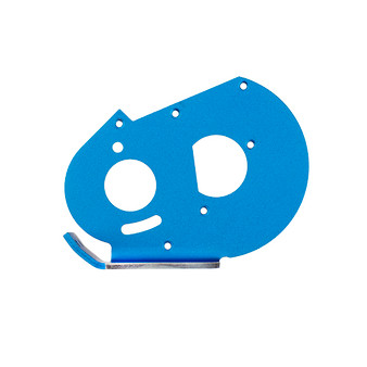 RC10 Motor Plate, Blue
