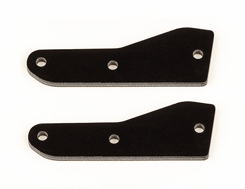 RC8B4 FT Front Upper Suspension Arm Inserts, G10, 2.0 mm