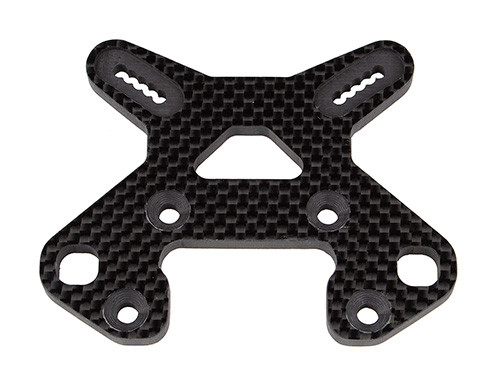 RC8B4 FT Front Shock Tower, carbon fiber - Associated Electrics