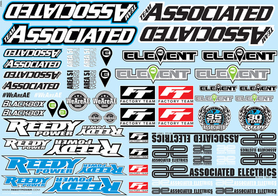 AE Branding Decal Sheet