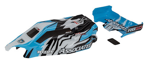RB10 RTR Body and Wing, blue - Associated Electrics