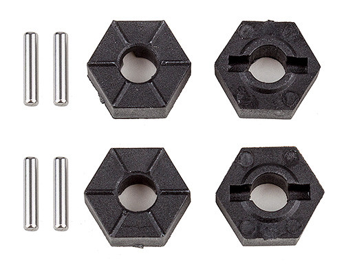 Rival MT10 Wheel Hexes, 12mm - Associated Electrics