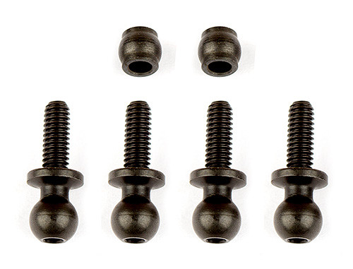 Ballstuds, 4.3x12.5 mm, long neck - Associated Electrics