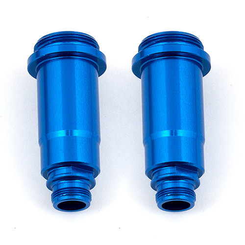 あおあお Shock Bodies, 12x27.5 mm, front, blue aluminum - Associated Electrics