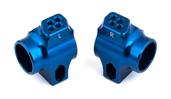RC10B6 FT Blue Aluminum Rear Hubs
