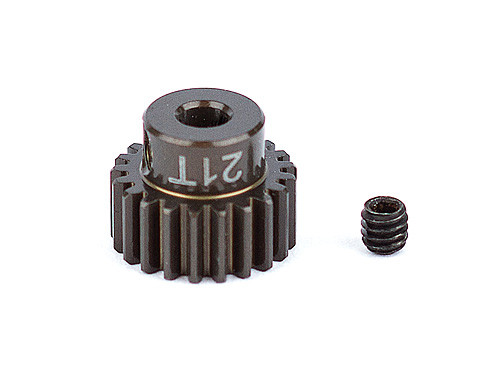 AND GEAR sport GEAR-3800 700C 21速 460mm FT Aluminum Pinion Gear, 21T 48P, 1/8 shaft - Associated Electrics