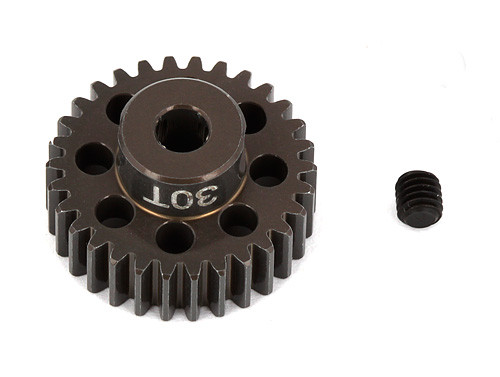 FT Aluminum Pinion Gear, 30T 48P, 1/8 shaft - Associated Electrics