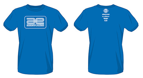 Associated Electrics Heritage T-Shirt, blue, S