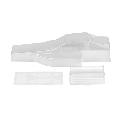 UPZ RC10 266/287mm ※インナーなし RC10 Protech II Body, Clear - Associated Electrics