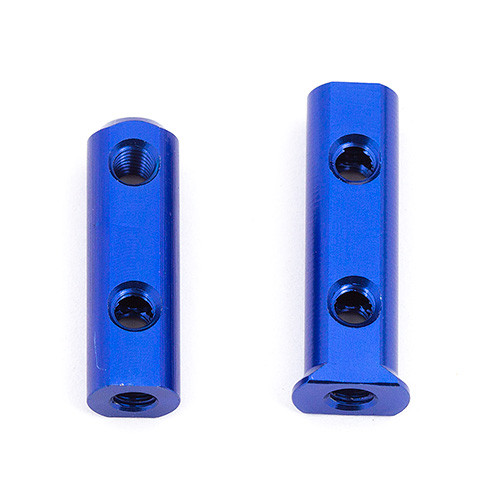 RC10F6 Servo Mounts, blue aluminum - Associated Electrics