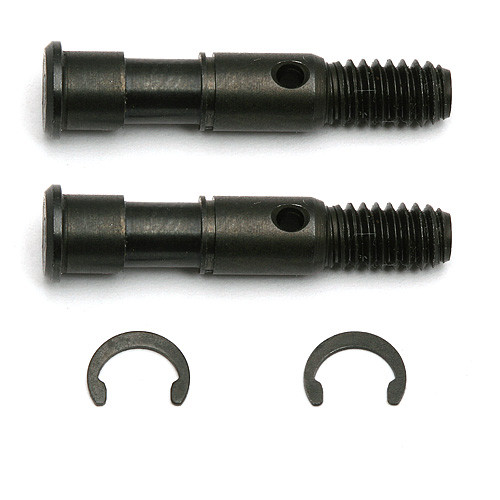 B4 Front Axles, hex - Associated Electrics