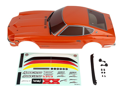 APEX2 Sport, Datsun 240Z Body, 918 orange - Associated Electrics