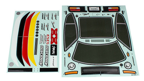 APEX2 Sport, Datsun 240Z Decal Sheet - Associated Electrics