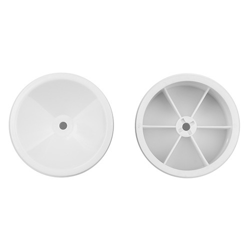 RC10 2.2 in Rear Wheels, 3/16 in, white - Associated Electrics
