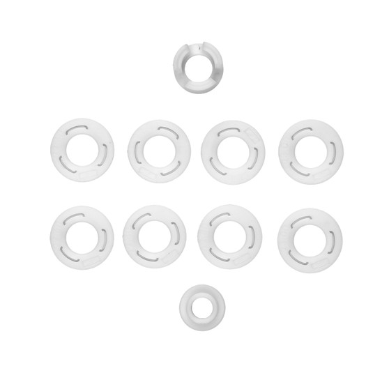RC28R FT Sidewall Flange Set, White