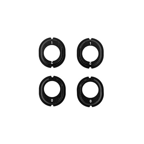 RC10B7 FT Aluminum Differential Height Inserts, Notched
