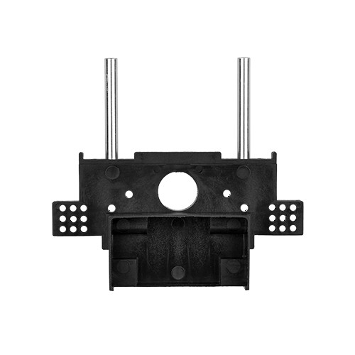 RC10 Rear Bulkhead W/Wing Tubes, Black