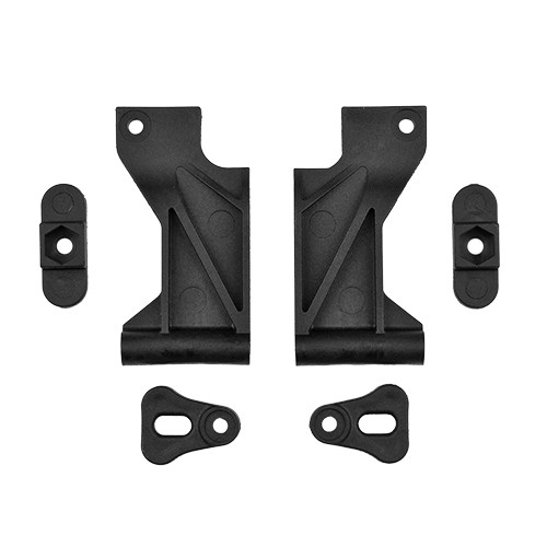 RC10 4WD Chassis Stiffeners, Black - Associated Electrics
