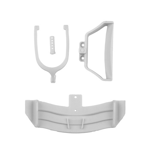 RC28F Front and Rear Wing Set, White