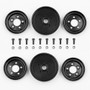 RC10 Jay Halsey Black Front Wheels