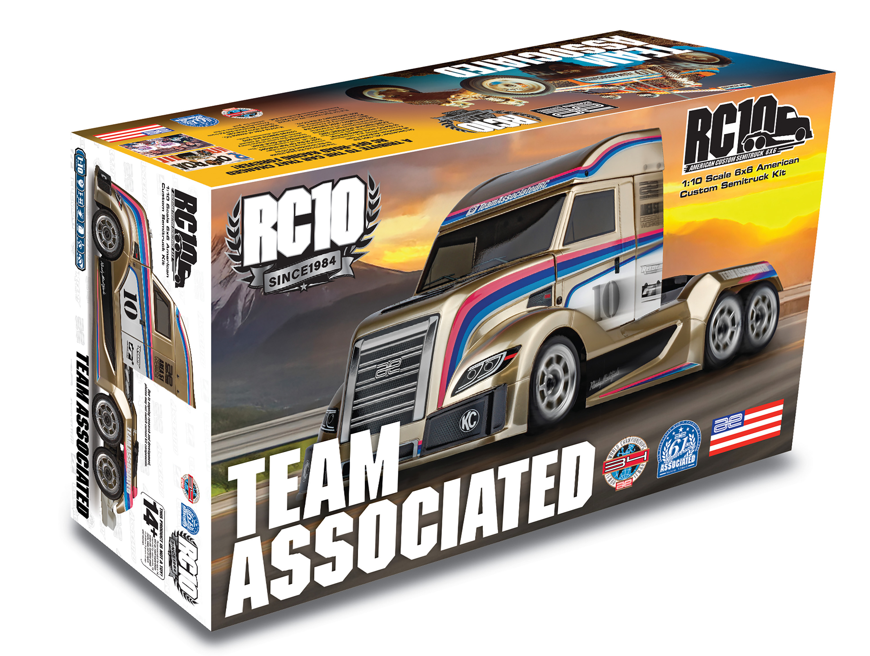 RC10 American Custom Semitruck 6x6 Metallic Kit - Associated