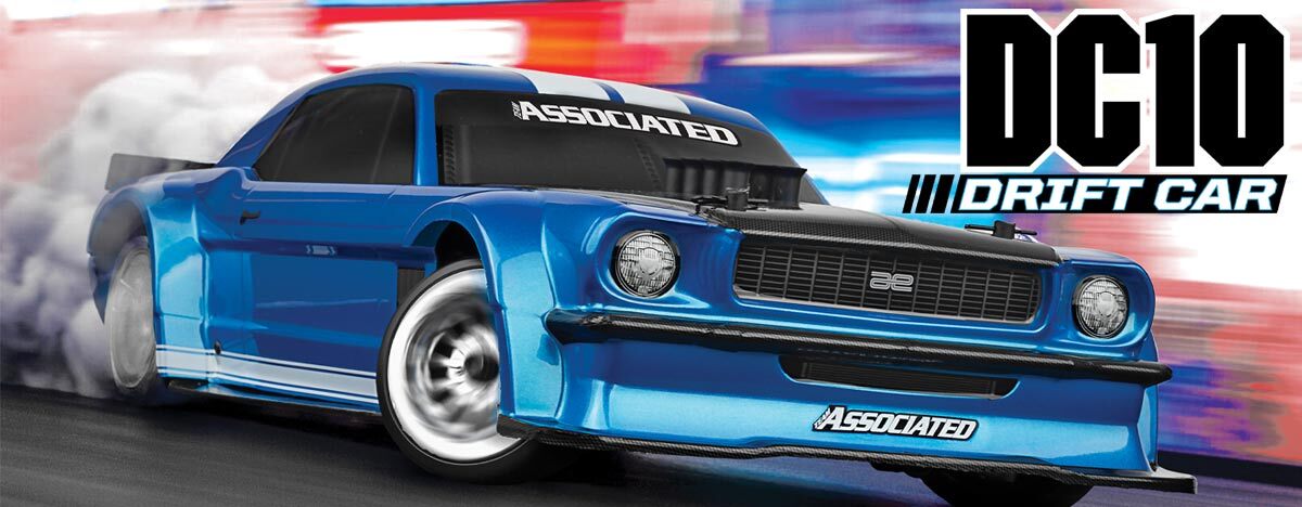 TEAM ASSOCIATED DC10 ドリフトカー DC10 Drift Car Ready-To-Run - Associated Electrics