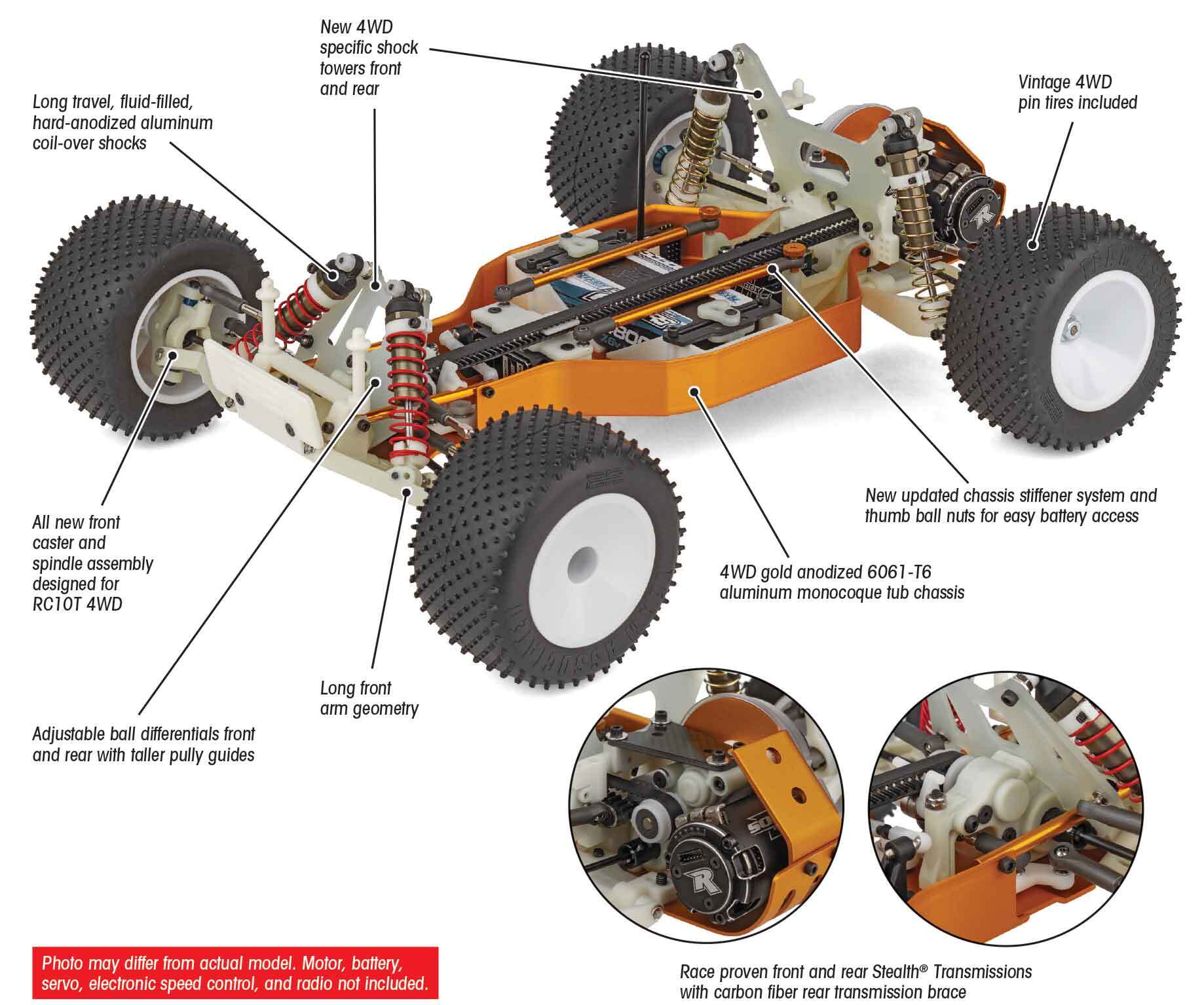 RC10T 4WD KIT - Associated Electrics